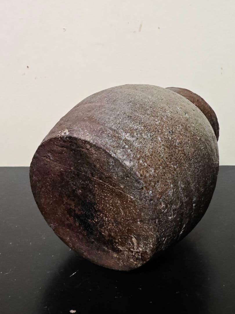 古丹波片口小壺　お歯黒壺　江戸時代　六古窯　古民藝　花呼ぶ器