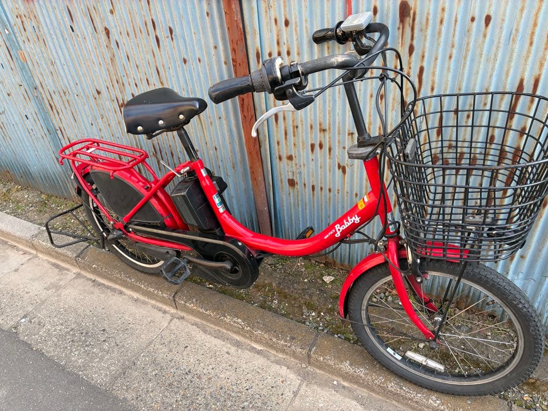 【整備済】電動アシスト自転車 ヤマハ PAS BABBY 20インチ 子供乗せ無