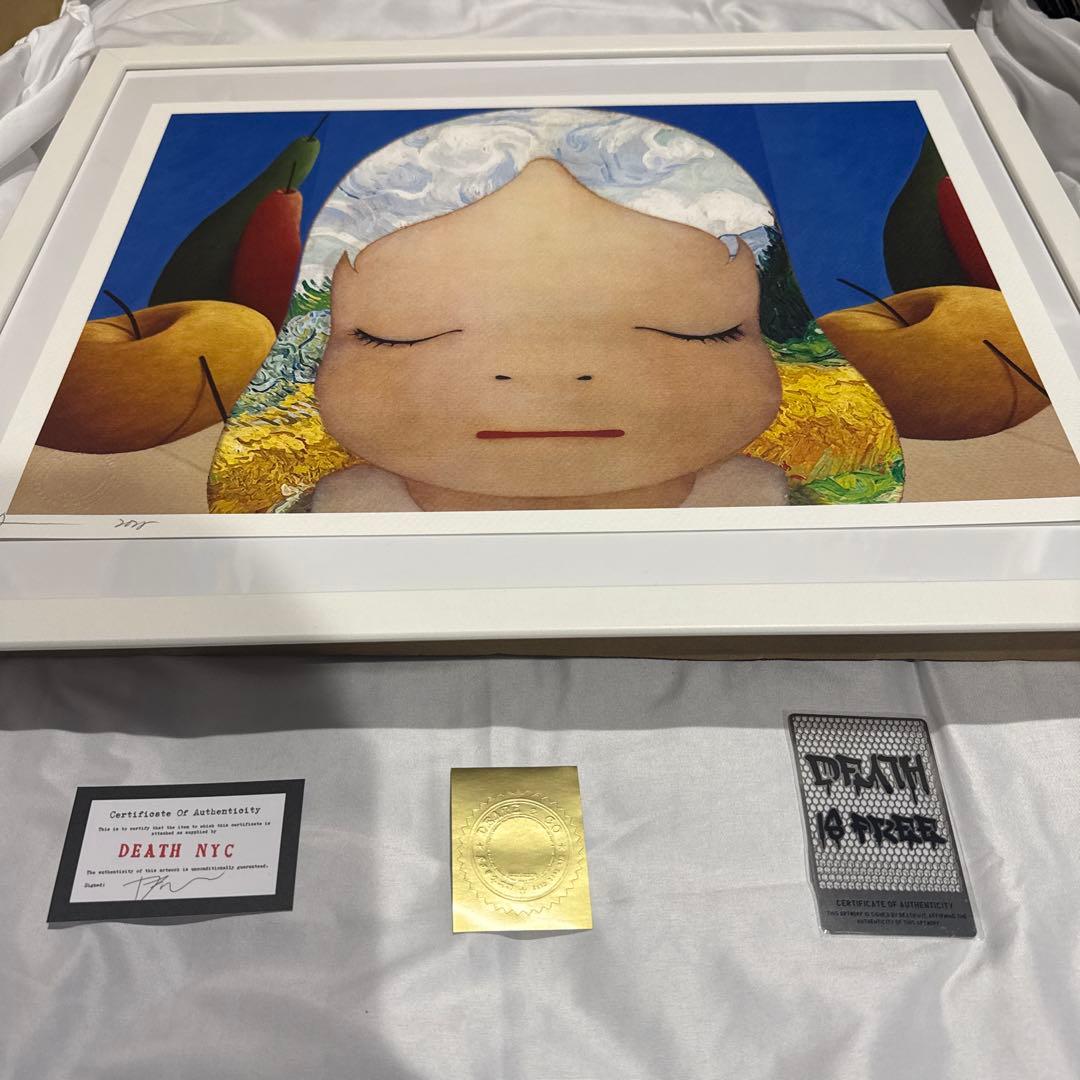 世界限定10枚　DEATH NYC 現代アートポスター　奈良美智