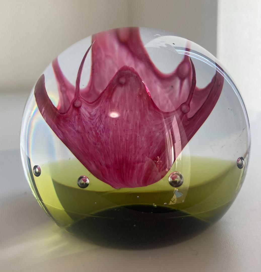 Caithness ケイスネス ペーパーウエイト DREAM FLOWER