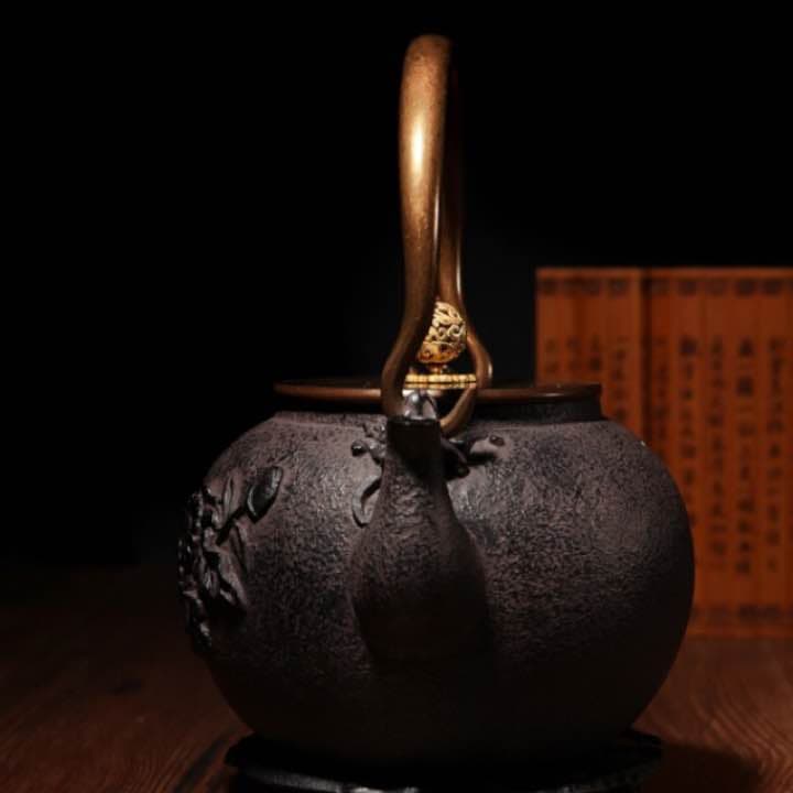 SW 松紋堂 鉄器 急須 伝統工芸 手作り 鉄分補給 鉄瓶　017