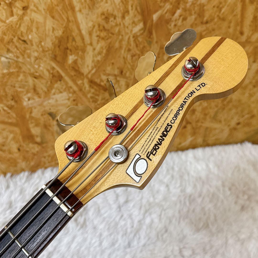 希少！美品！FERNANDES FPM-70 スルーネック PBタイプ 石ロゴ期