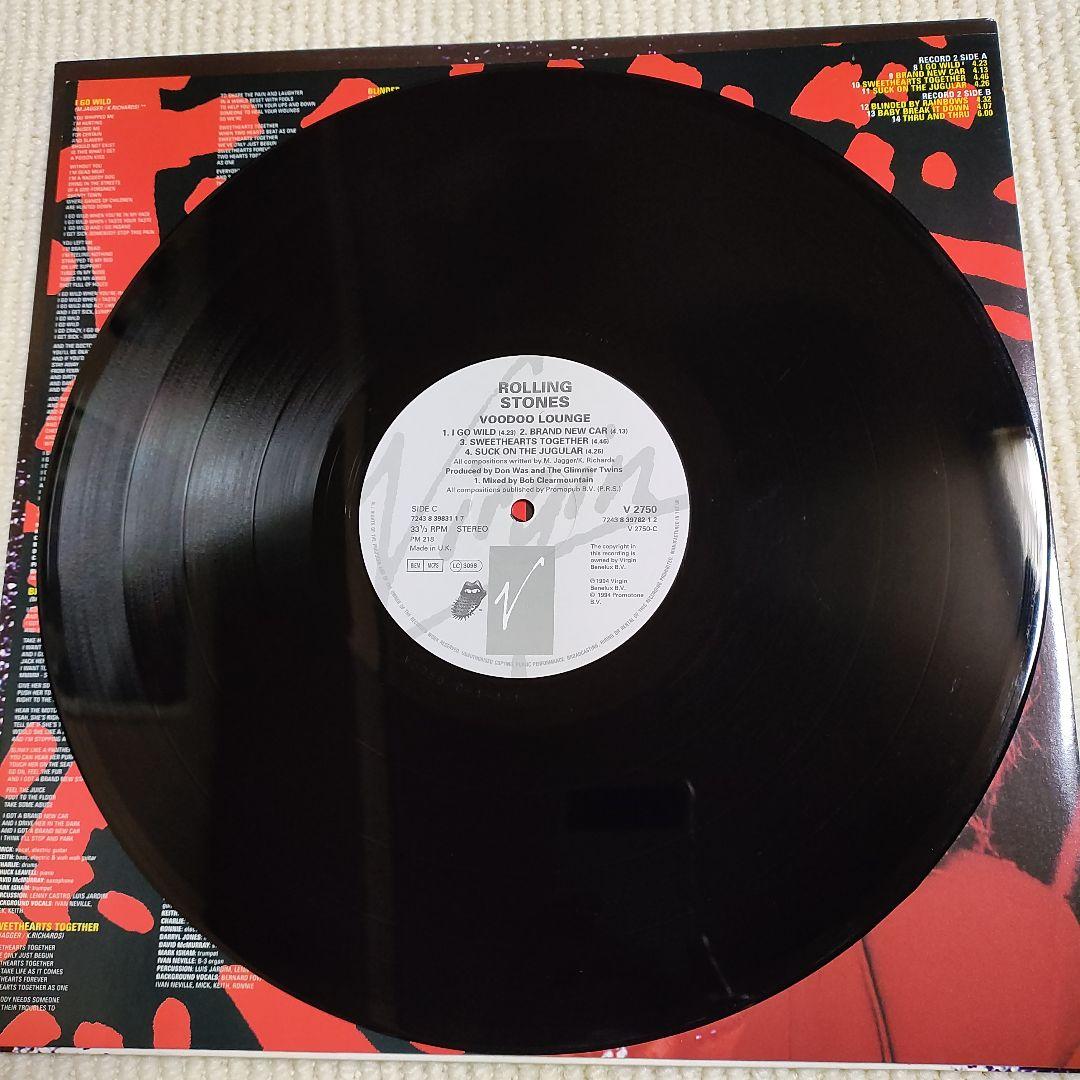 【ＵＫ.Org盤２ＬＰレコード】ローリング・ストーンズ／ヴードゥー・ラウンジ