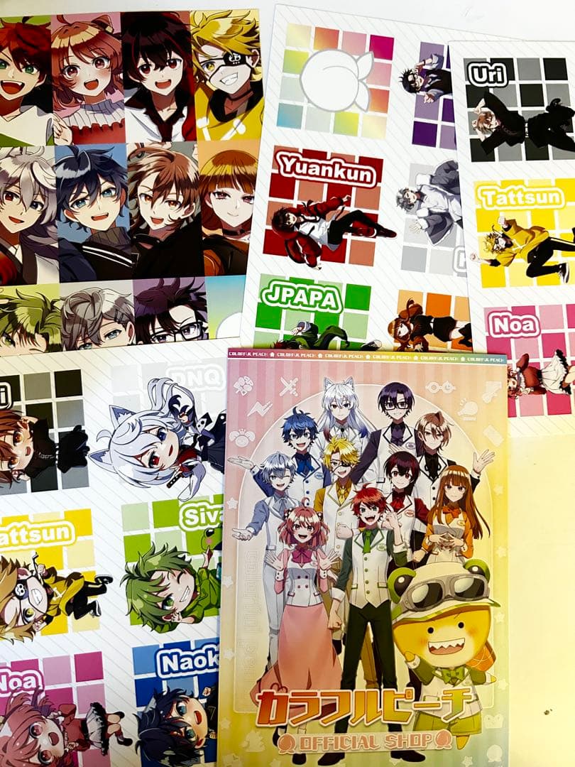 からぴち　カラフルピーチ　迷子グッズ