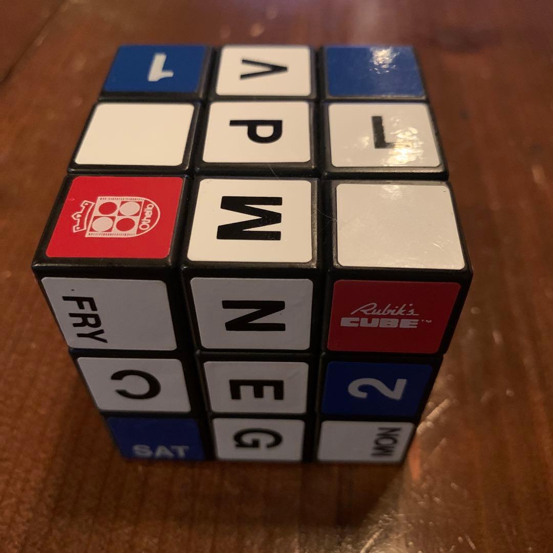 1983当時物ルービックキューブ オセロ選手権 10周年記念 カレンダー ツクダ