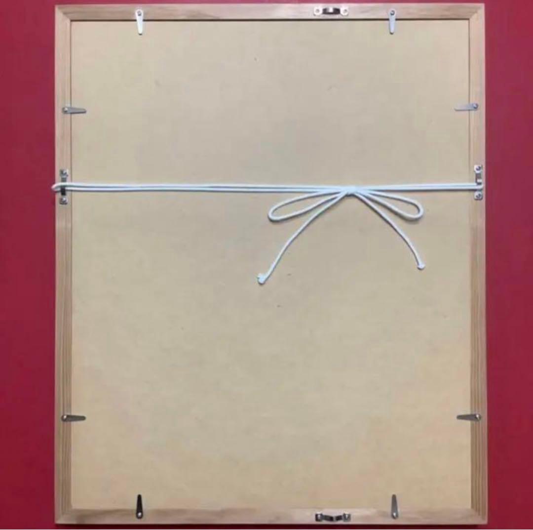 絵画・額縁・版画・安川眞慈・新品未使用・赤富士よろこび・美術品・インテリア・雑貨