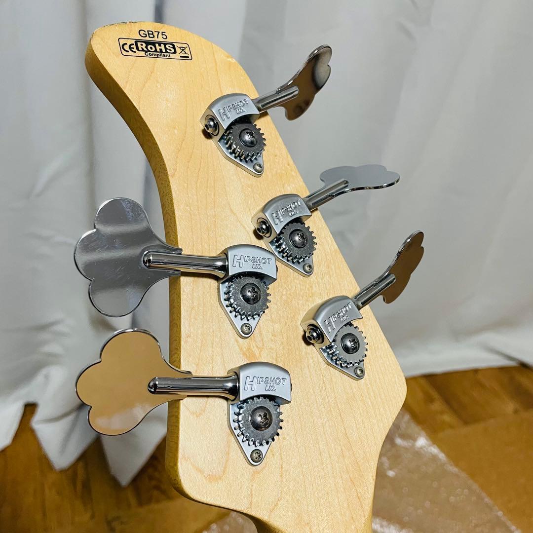 【希少】Cort GB75 5弦エレキベース　5st アクティブ