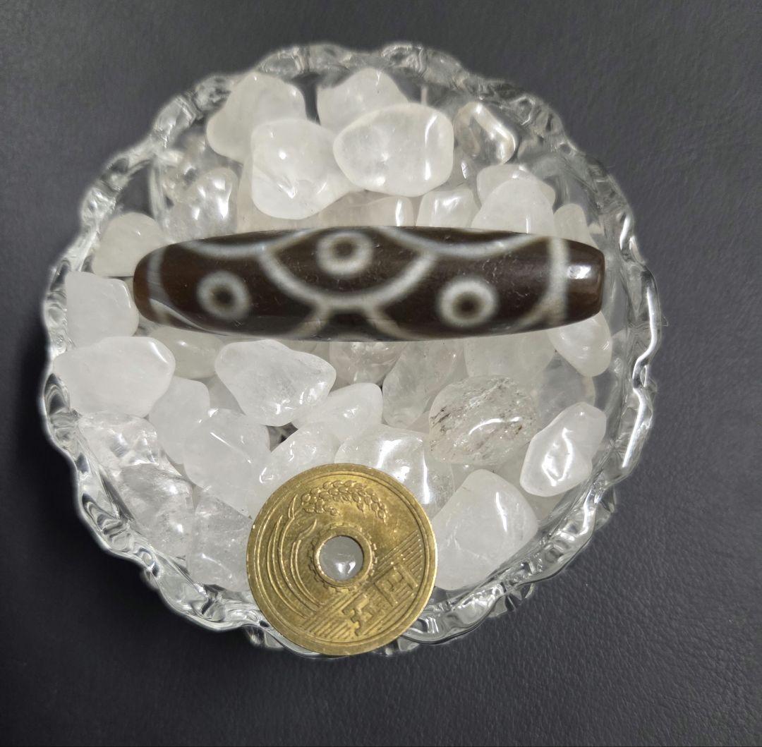 989　天珠　九眼天珠　魚鱗　龍鱗　蓮座　　dzibeads！