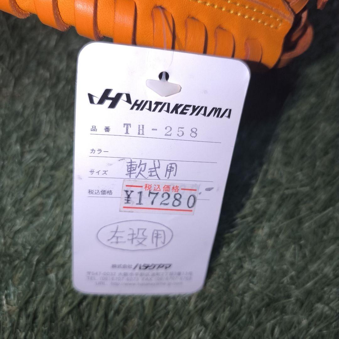 ハタケヤマ 軟式用 キャッチャーミット（左投げ）