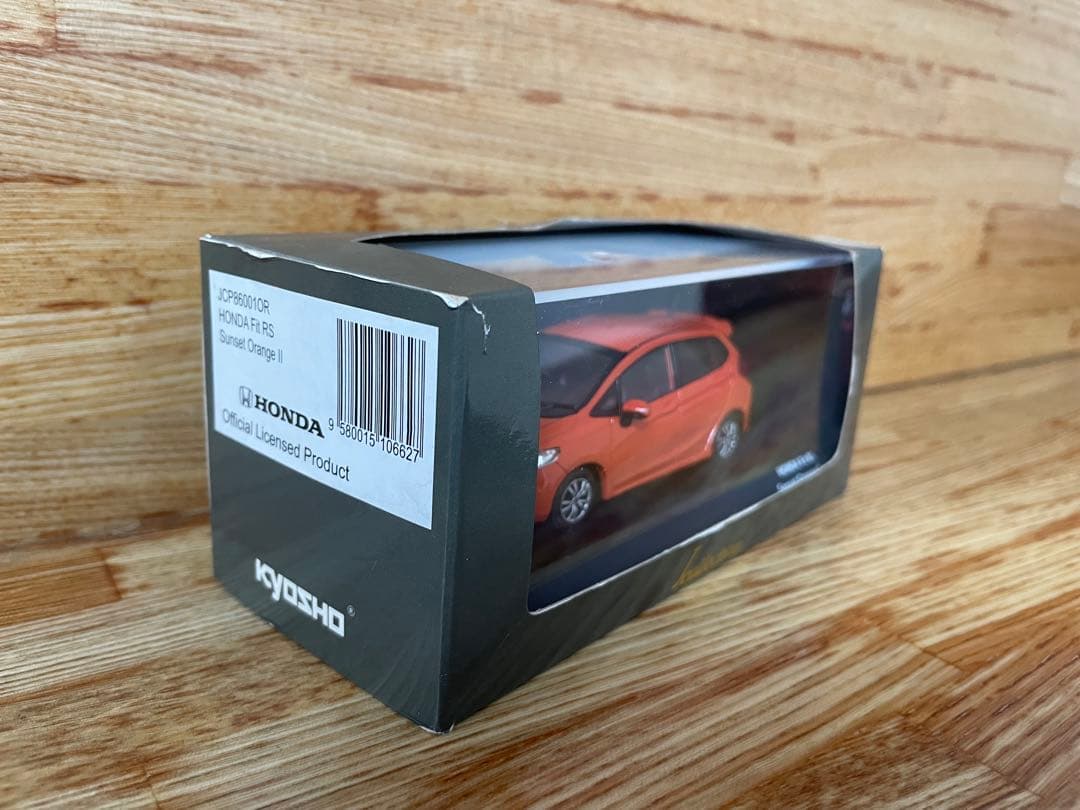 1/43 京商 フィットRS Fit ミニカー サンセットオレンジⅡ