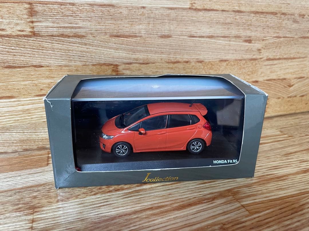 1/43 京商 フィットRS Fit ミニカー サンセットオレンジⅡ