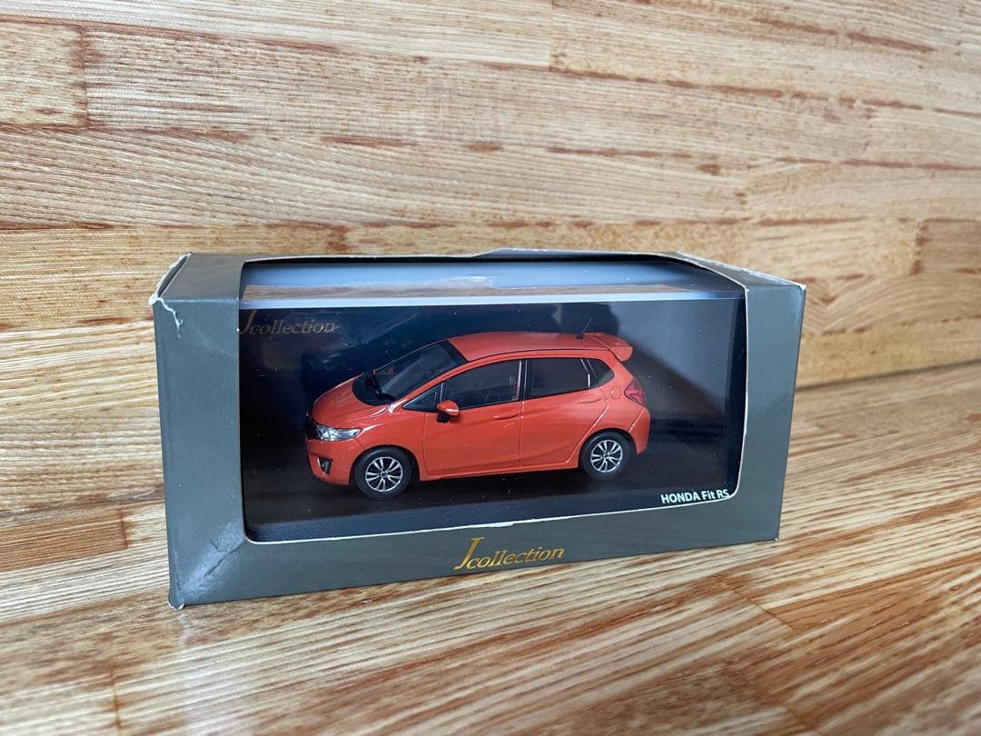 1/43 京商 フィットRS Fit ミニカー サンセットオレンジⅡ