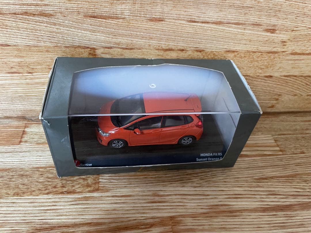 1/43 京商 フィットRS Fit ミニカー サンセットオレンジⅡ