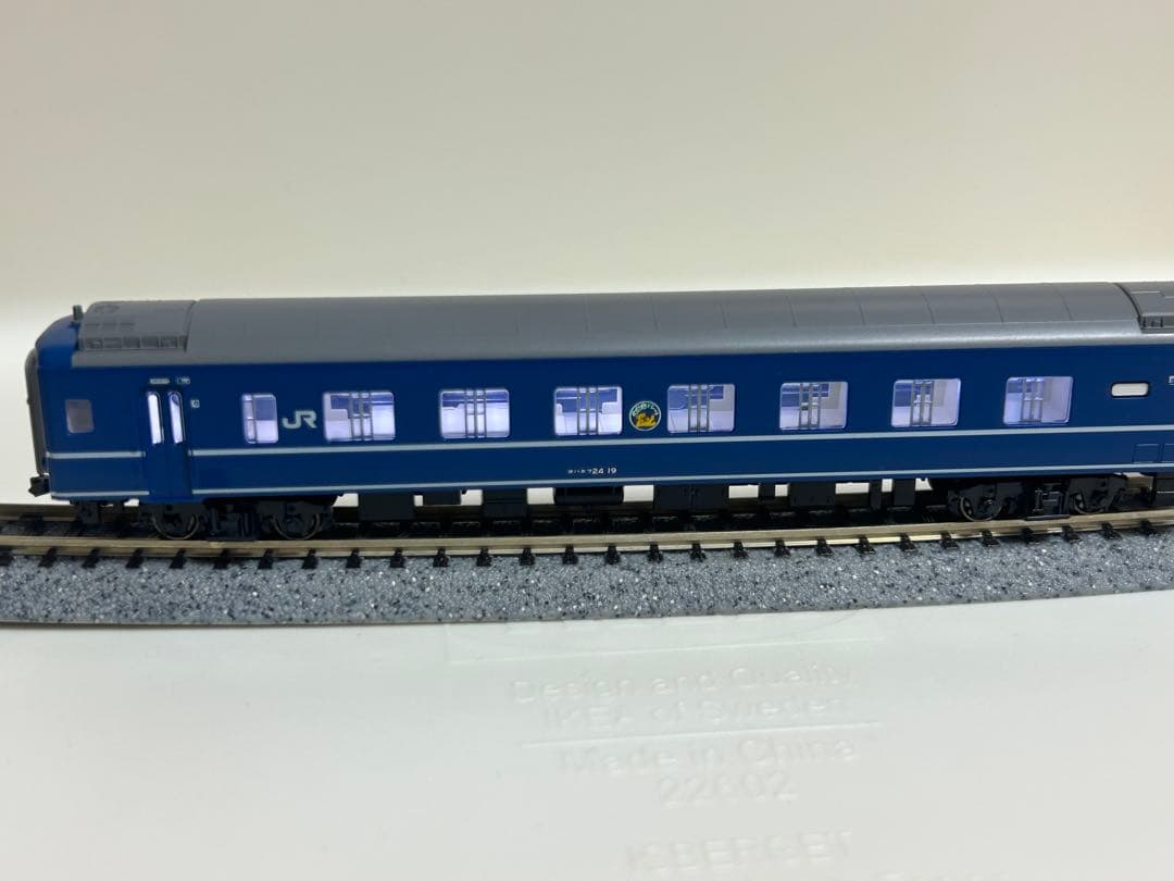 Nゲージ　KATO 10-822 823 24系　寝台特急　あけぼの　フル編成