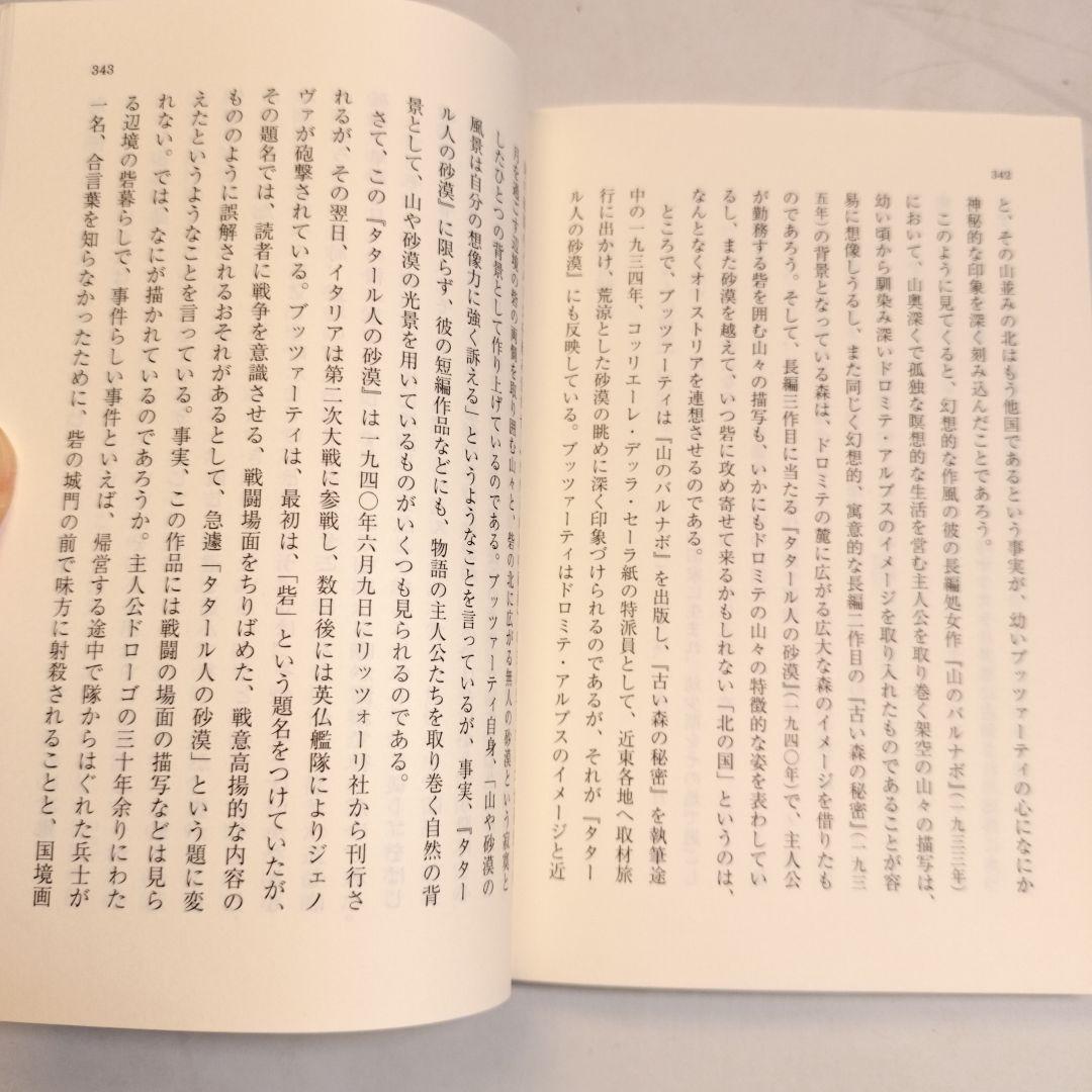タタール人の砂漠 岩波文庫