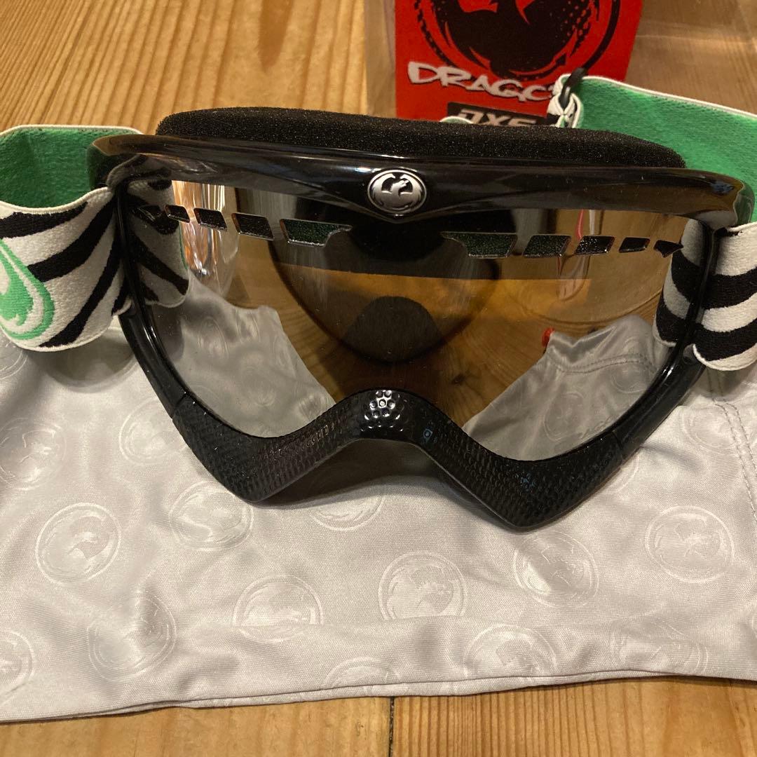 新品　ドラゴンDRAGON DX S ゴーグル ブラック エクストラレンズ付き