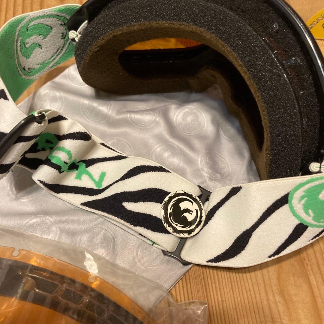 新品　ドラゴンDRAGON DX S ゴーグル ブラック エクストラレンズ付き