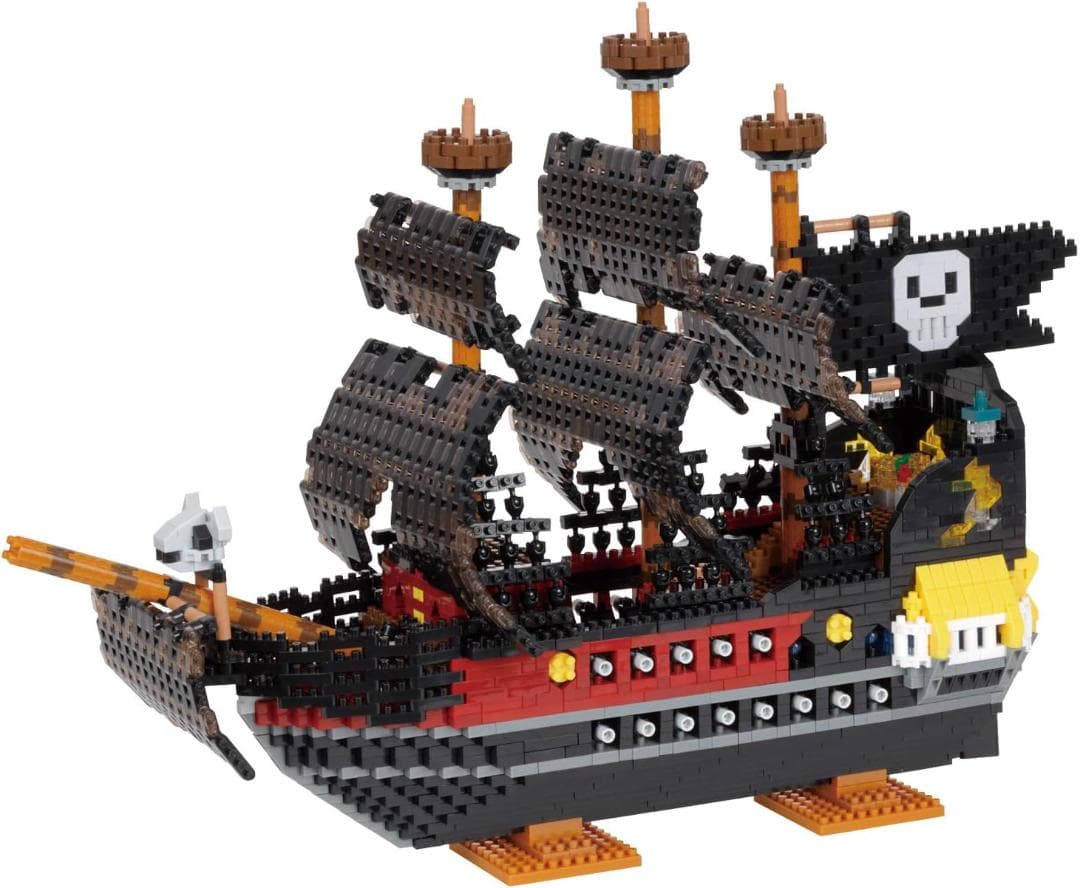 カワダ(Kawada)ナノブロック 海賊船 デラックスエディション NB-050