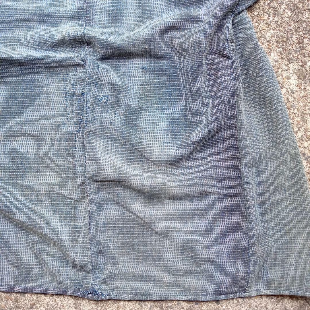 シンプル　野良着　襤褸　羽織　アンティーク