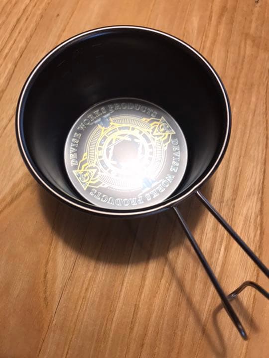 デバイスワークス　3周年限定　サイドグラフィックBLACK 深底シェラカップ