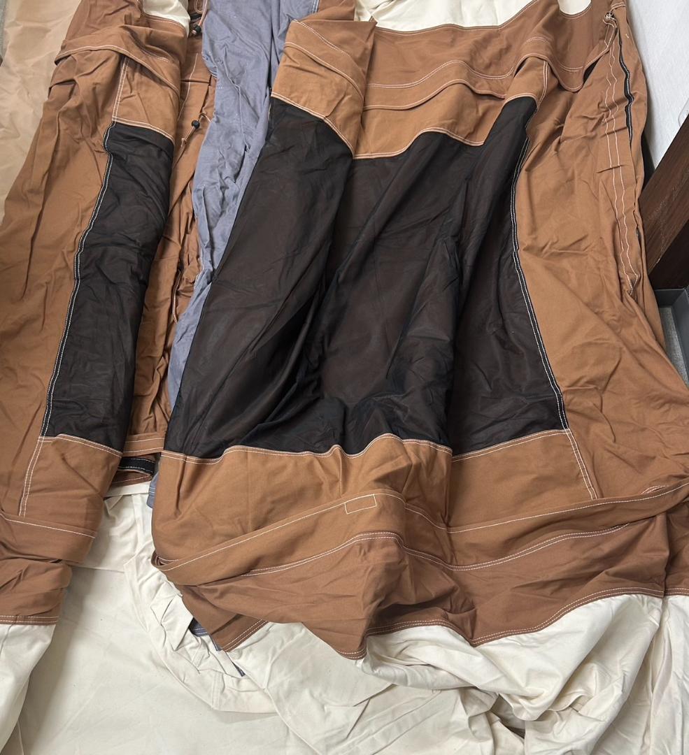 ホワイトダック　プロタ4　ブラウン／グランドシート　セット