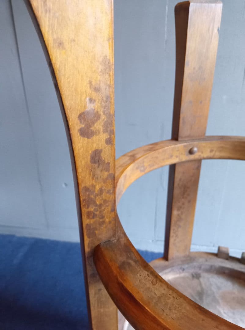 木製手炙り火鉢台　レトロ　ヴィンテージ　昭和　観葉植物