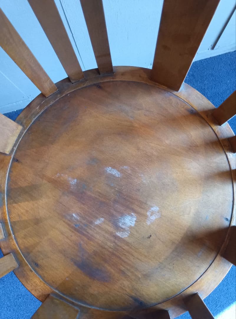 木製手炙り火鉢台　レトロ　ヴィンテージ　昭和　観葉植物