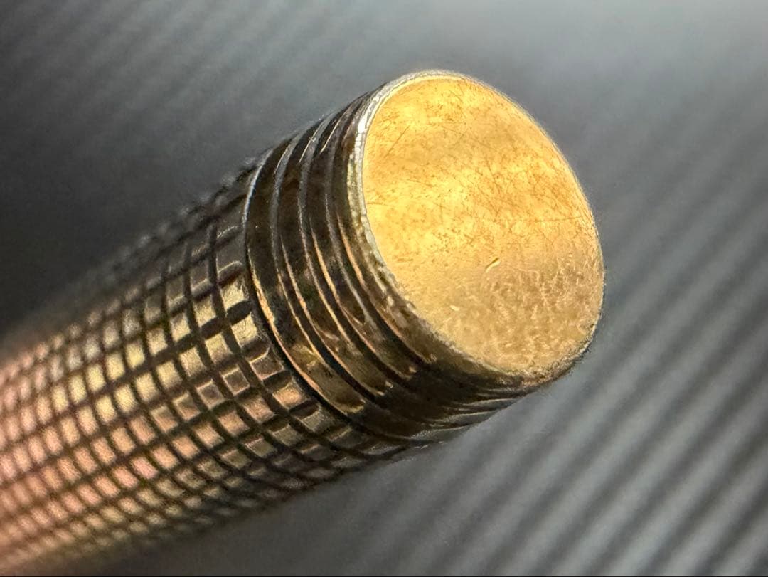 極美品 パーカー フラットトップ 75 65 F 万年筆 スターリングシルバー