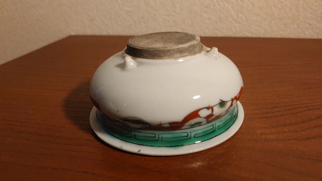 古九谷　九谷焼　古伊万里　伊万里　香炉　色絵　蔵出し　１客