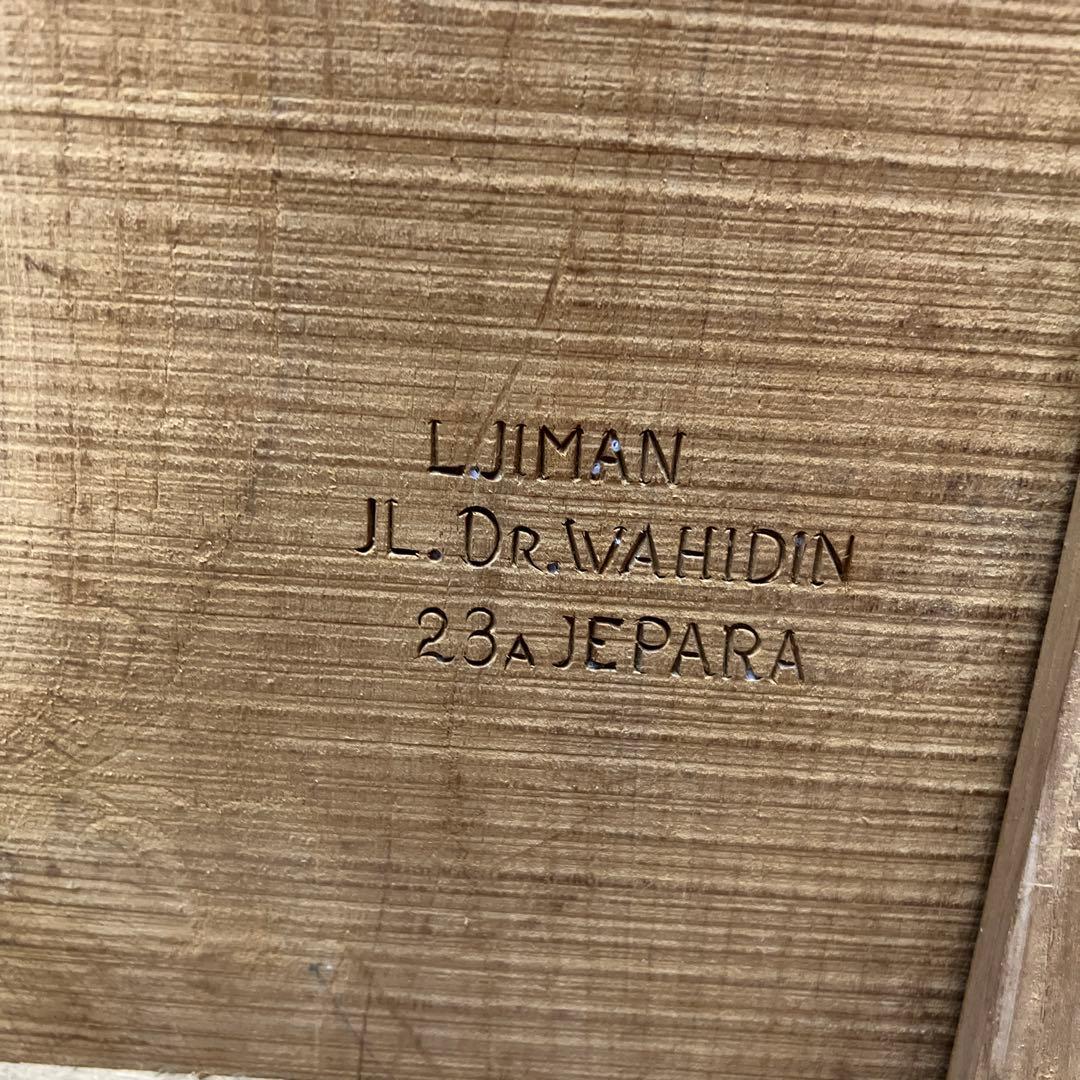 時代　木彫　浮き彫りの額B 約95.5×49.2㎝　東さ8-0131②