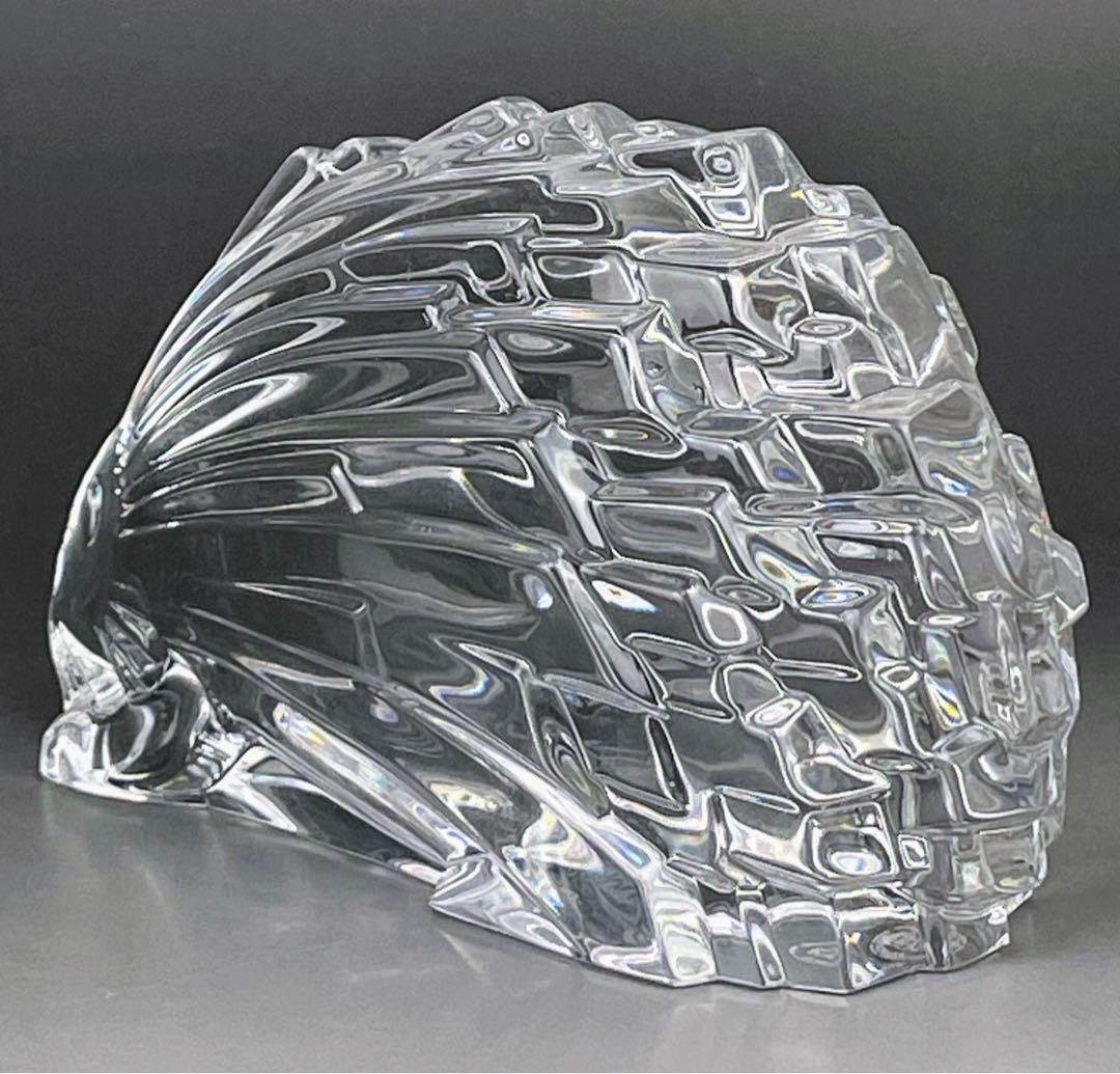 【美品・希少】Baccarat バカラ ハリネズミ 針鼠 ぺーパーウェイト 置物