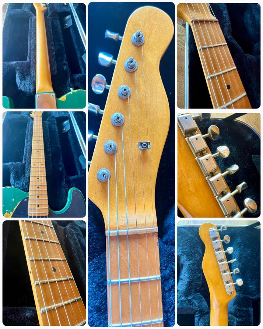 ハードレリックテレキャスタータイプ/オールラッカーアッシュボディ/ギブソンPU