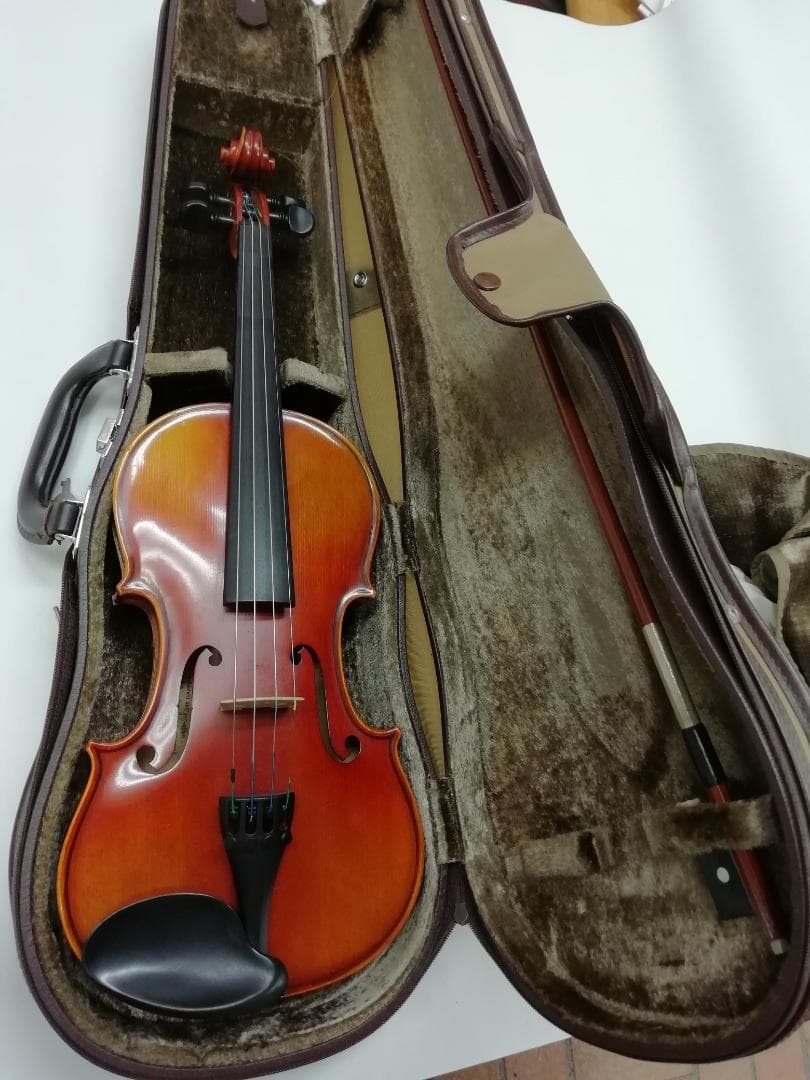 只今２千円引中！スズキバイオリン№２８０・３／４・１９９５年製 KUN 肩当付