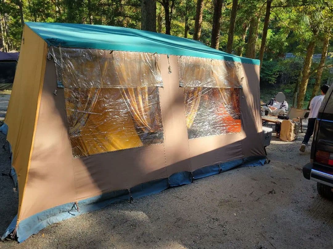 ビンテージテント ドイツ製 コットンテント アルミフレーム