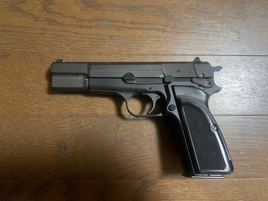 JAC ブローニング　ハイパワー 4つ　ウッドグリップ　スライド　他パーツ