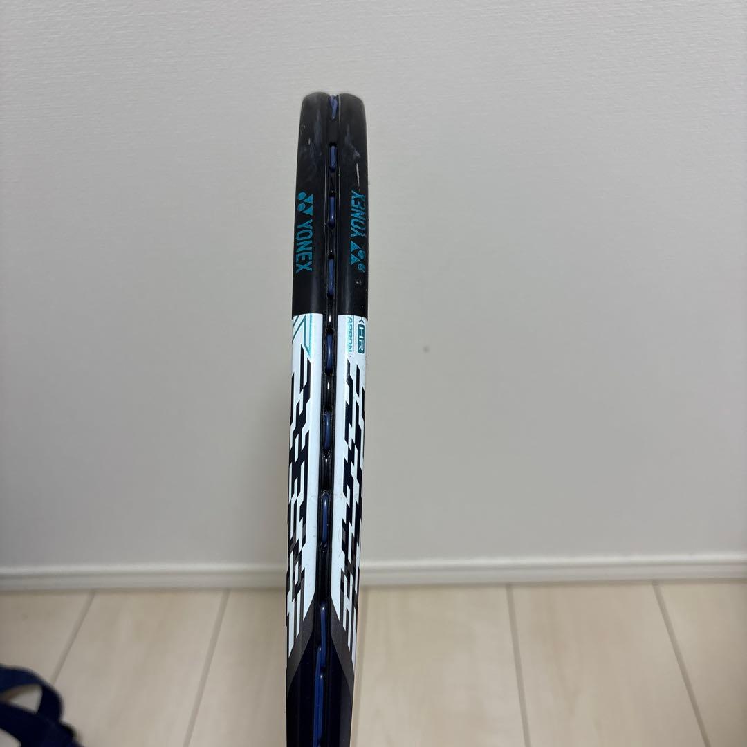 ENQ X 軟式テニスラケット ホワイト/ブルー