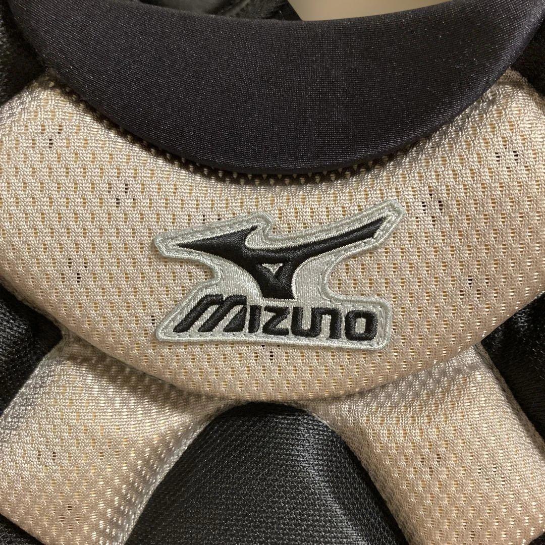Mizuno Pro キャッチャー 防具 プロテクター 黒　金　一般軟式用