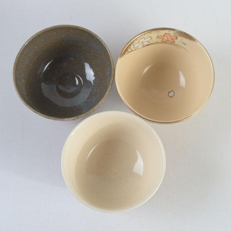 茶道具　京焼　清水焼　宮地英香　小栗龍靖　井原瑞雲など　茶碗　八客　V9244A