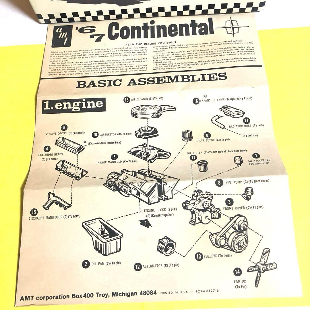 希少！激レア！当時物！amt '67 LINCOLN Continental