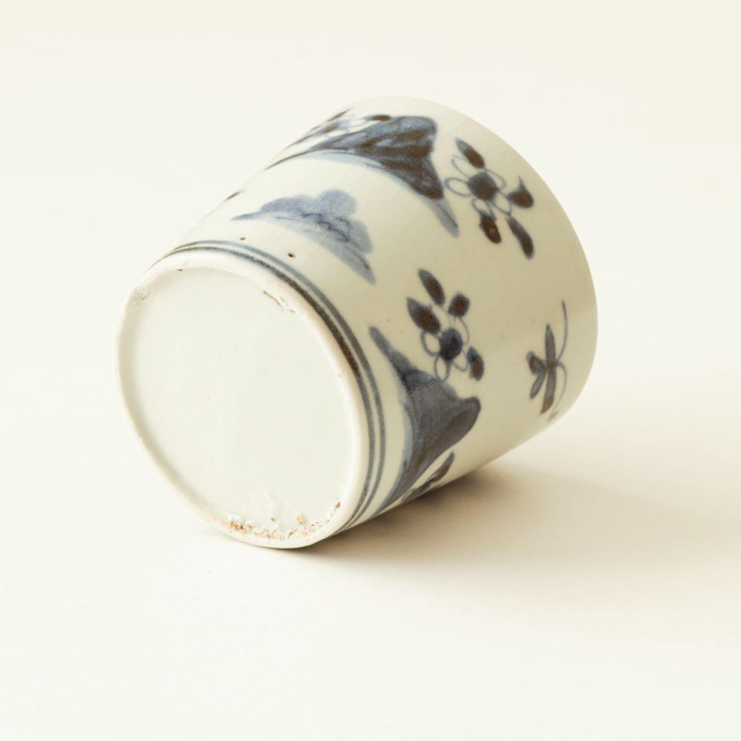 伊万里　古伊万里　蕎麦猪口　江戸　中期　べた底　金継ぎ　材料