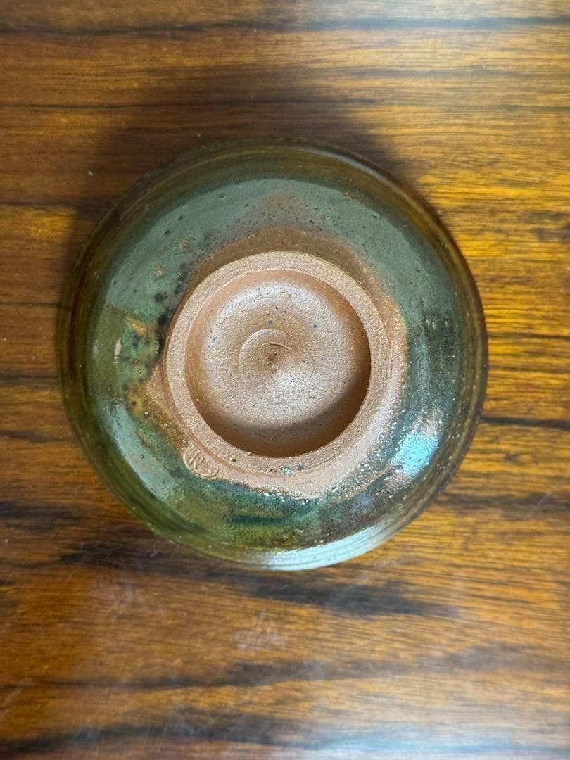 【新品未使用！】抹茶碗　茶道　高級茶碗　お茶　茶道具　グリーン　陶芸　工芸品