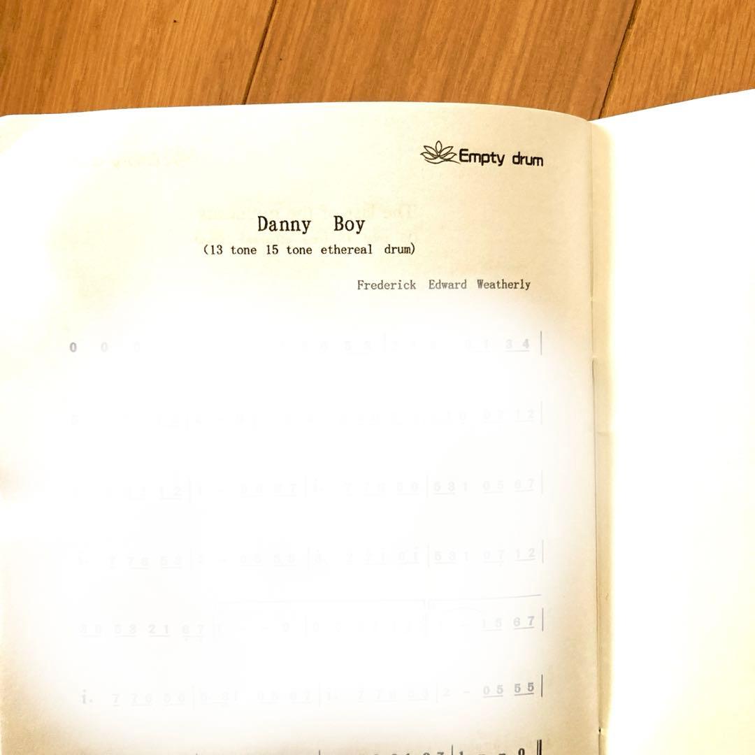 タングドラム15音　Dメジャー　楽譜あり　EMPTY DRUM