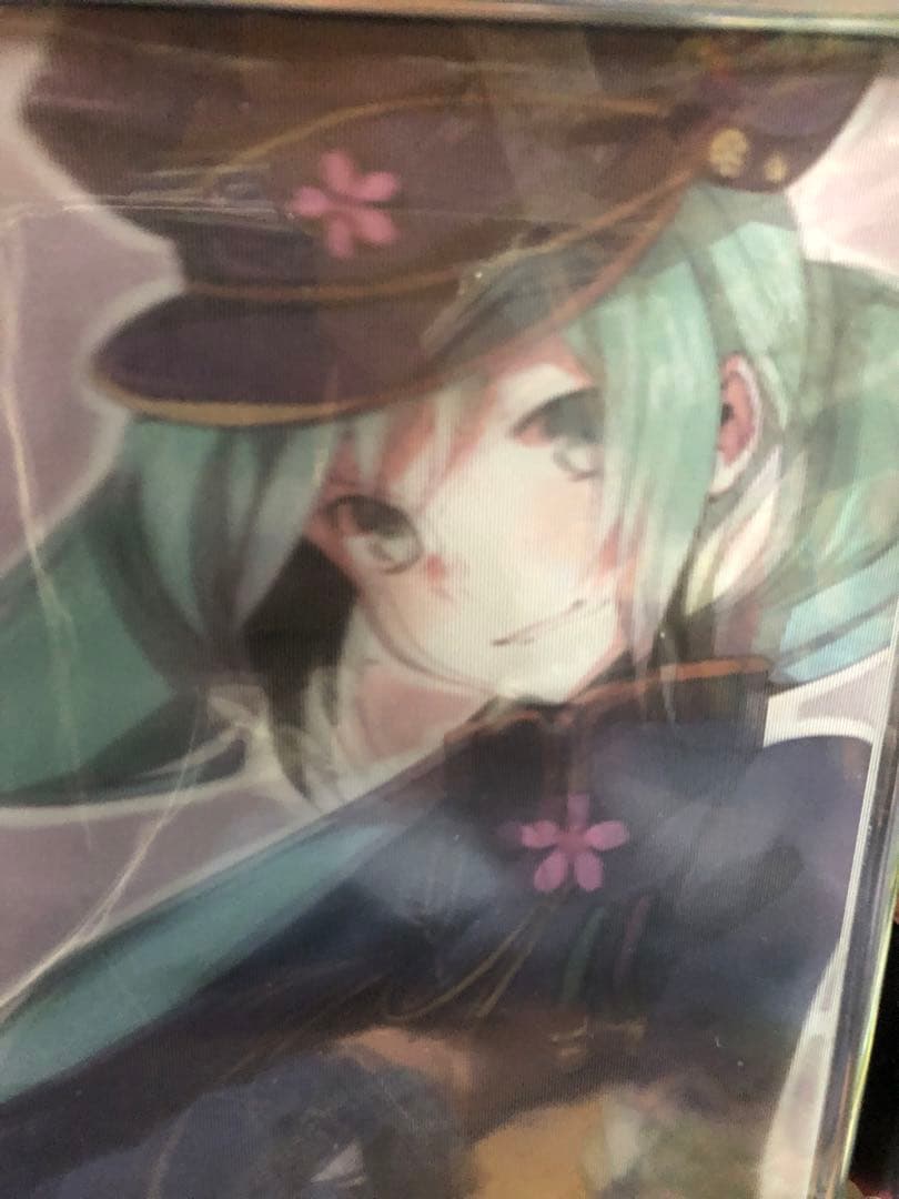 激レア　初音ミク 千本桜 3Dポスター　額フレームつき