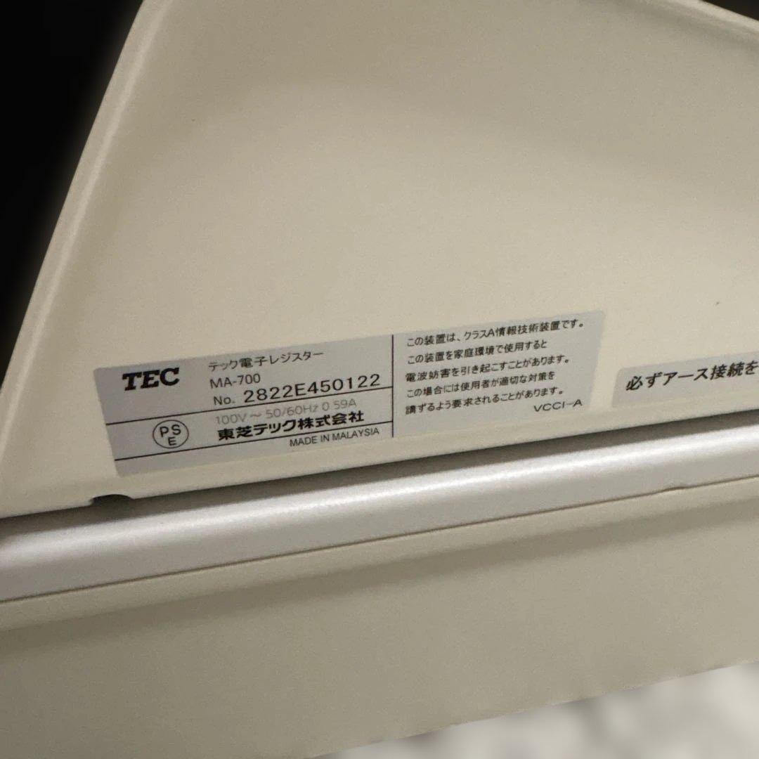 TEC MA-700 shallot レジスター　美品