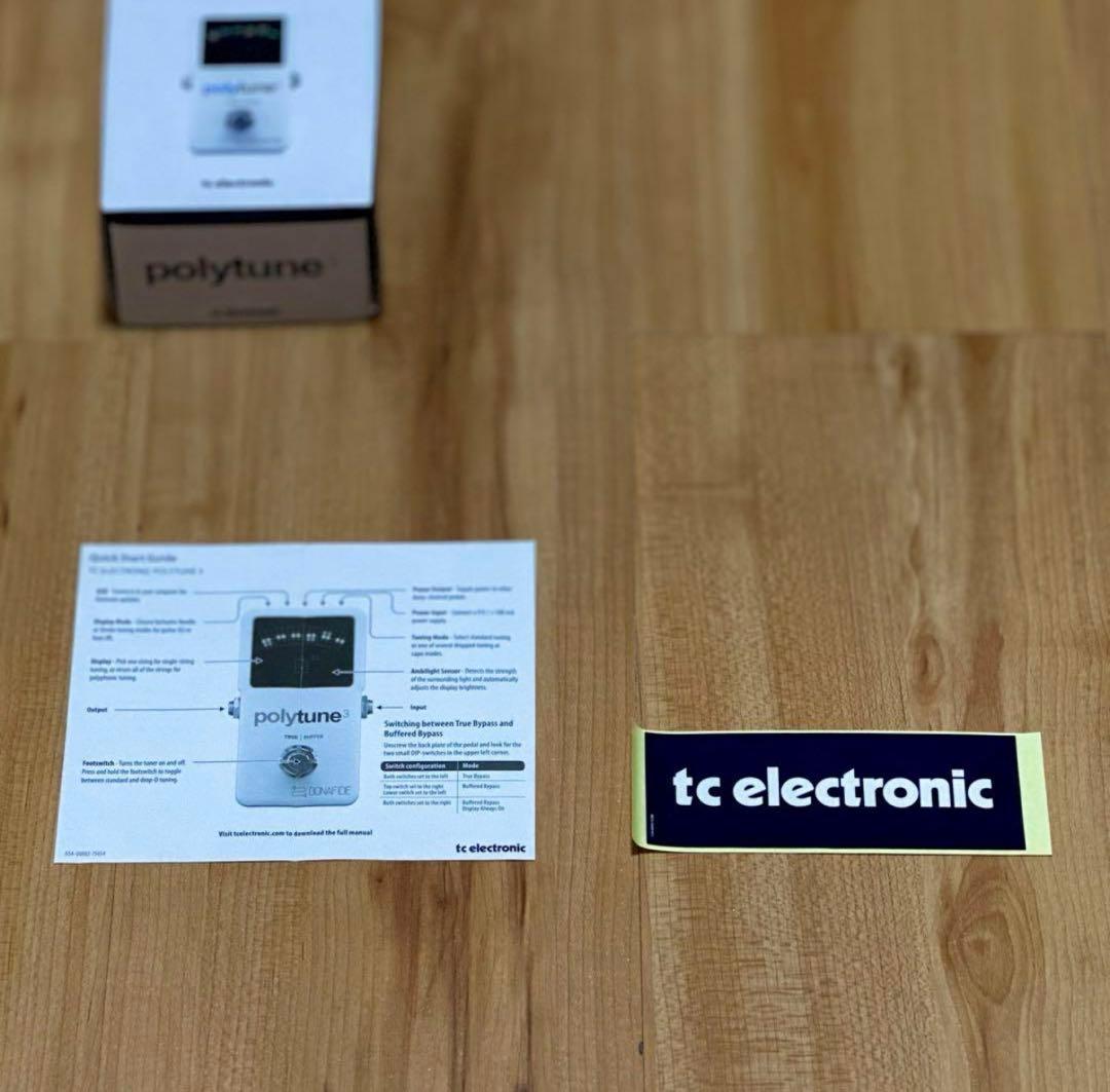 TC ELECTRONIC Polytune 3 ポリフォニック チューナー