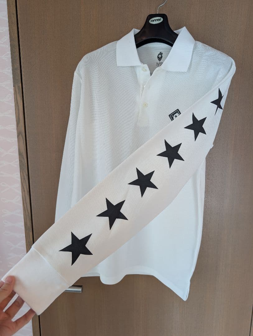 V12 メンズ ゴルフウェア 長袖 ポロシャツ M