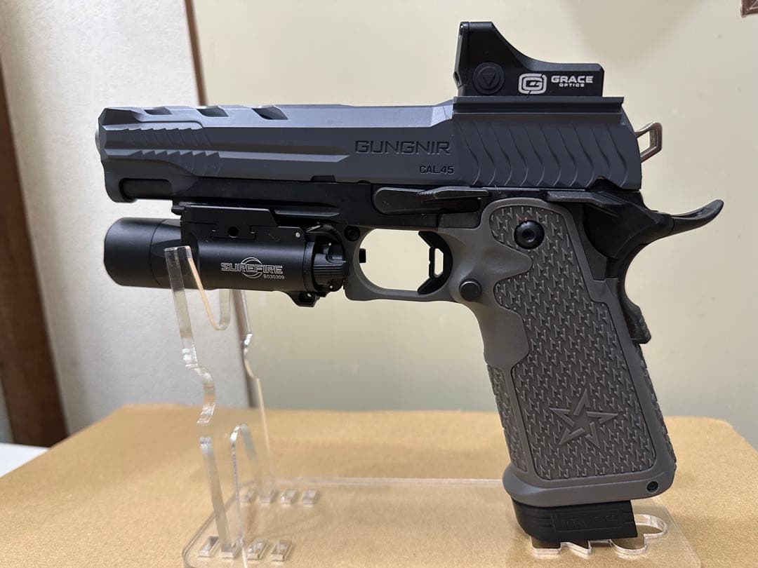 東京マルイ ハイキャパ5.1 ガングニールカスタム ガスブローバック