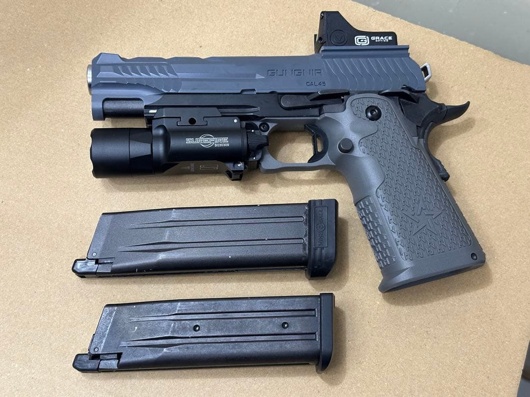 東京マルイ ハイキャパ5.1 ガングニールカスタム ガスブローバック