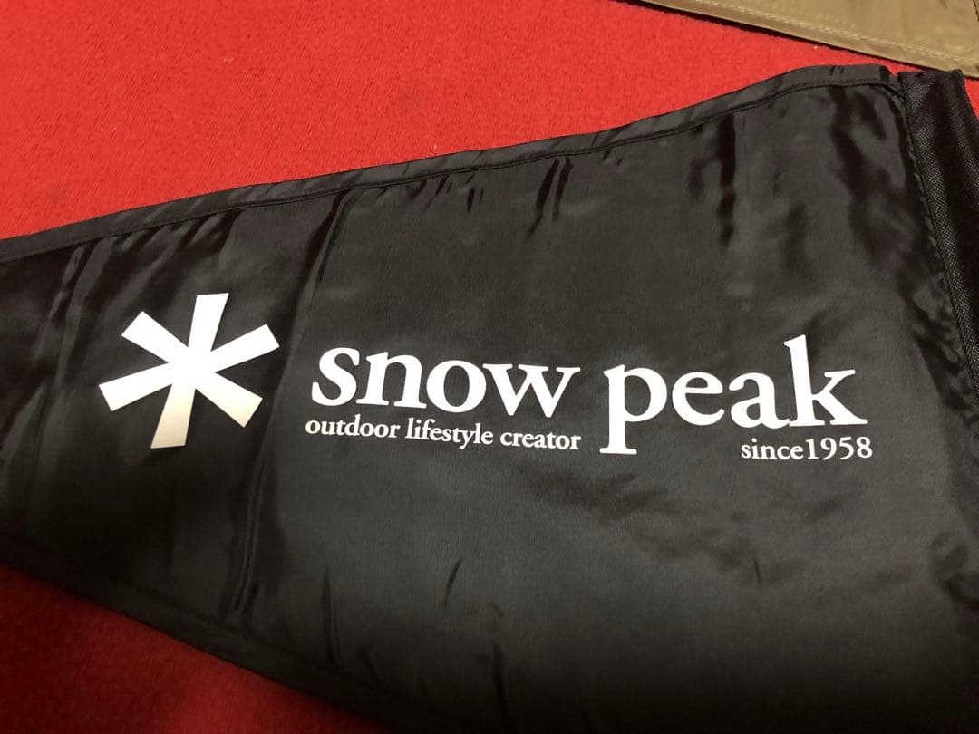 peak タープフラッグ 雪峰祭 ブラック、カーキ