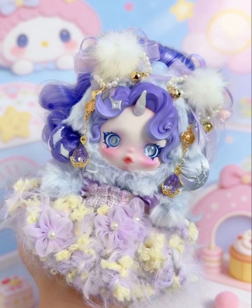 在庫1欄　POPMARTスカルパンダ着せ替えぬい服　24時間発送